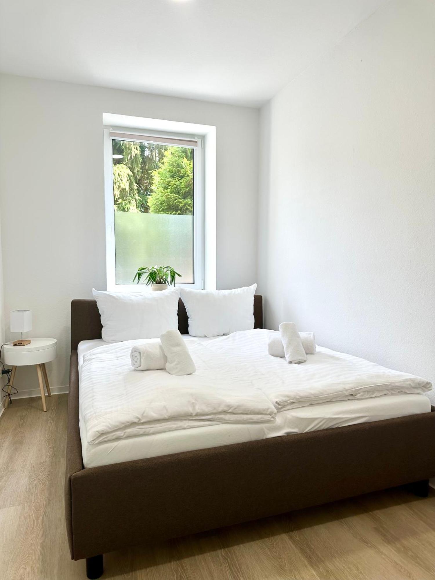 Modernes Mit Queensize-bett, Netflix, Kueche, Erdgeschoss, Naehe Ameos Klinik Aschersleben