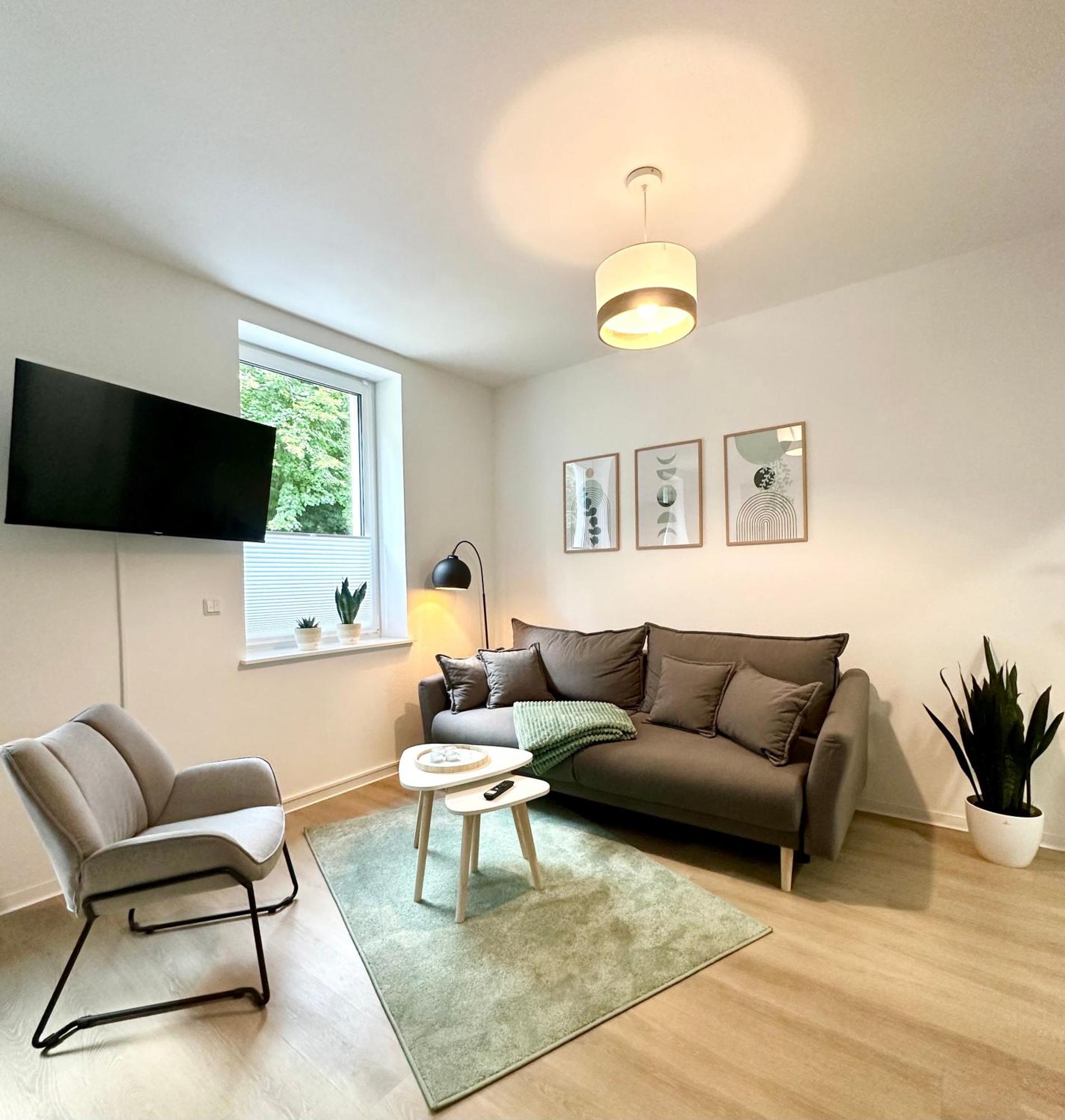 Apartment Modernes Mit Queensize-bett, Netflix, Kueche, Erdgeschoss, Naehe Ameos Klinik *